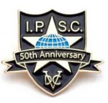 IPSC Offizieller Revers-Pin zum 50. Jubiläum